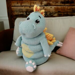 Dino Stacking Toy Crochet Pattern