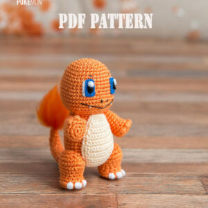 Amigurumi Charmander Pokemon Pattern Pdf Crochet, Crochet Pokemon Amigurumi Pattern Crochet Pattern PDF