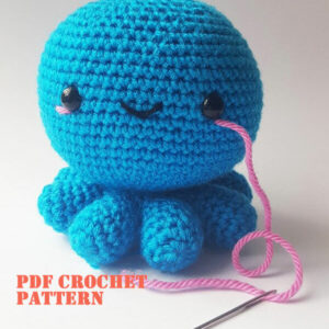 : Amigurumi Crochet Octopus Pattern,  For Octopus Lovers, Octopus  Crochet Pattern PDF