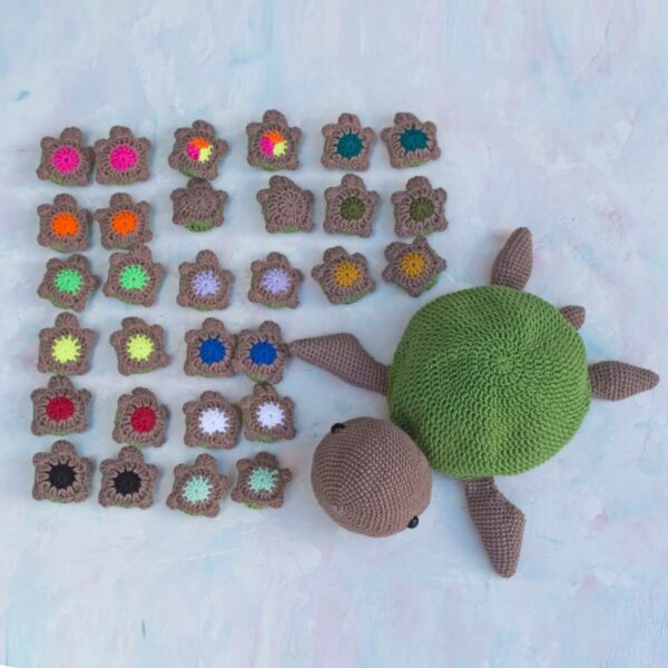 : Amigurumi Crochet Turtle Game Pattern,  For Sea Turtle Lovers Crochet Pattern PDF