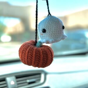 : Amigurumi Ghost And Pumpkin Pattern,  For Ghost Lovers, Halloween Ghost Pumpkin  Crochet Pattern PDF