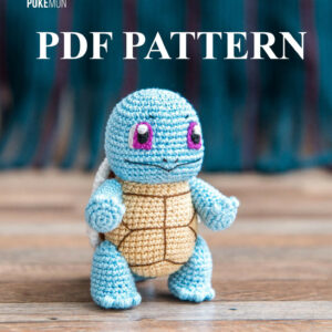 Amigurumi Squirtle Pokemon Pattern Pdf Crochet, Crochet Squirtle Pokemon Amigurumi Pattern Crochet Pattern PDF