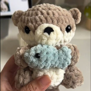 : Baby Sea Otter Plushie Pattern, Otter s, Amigurumi  Crochet Pattern PDF