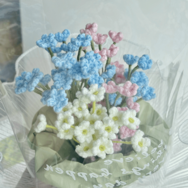 : Babys Breath Flower , Crochet Flower Bouquet Pattern, Crochet Flower Pattern Crochet Pattern PDF