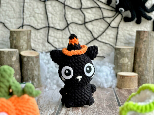 : Black Cat Halloween , Halloween , Halloween Amigurumi s Crochet Pattern PDF