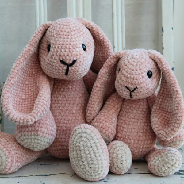: Bunny Friend , Pdf Pattern For You, Bunny For Lover,  For Bunny Lovers Crochet Pattern PDF