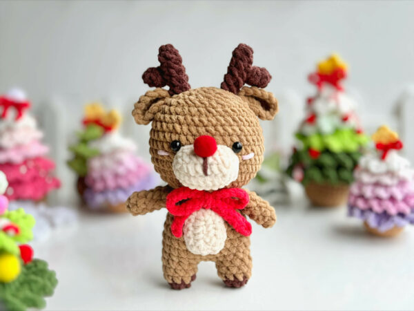: Christmas Reindeer , Crochet Reindeer Pattern, Crochet Christmas Patterns Pdf Crochet Pattern PDF