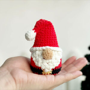 : Christmas Santa Gnomes Hanging Car , Crochet Santa Gnomes Pattern, Crochet Christmas Patterns Pdf Crochet Pattern PDF