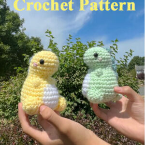 : Chubby Mini Dino , Crochet Dino Pattern, Crochet Amigurumi Pattern Crochet Pattern PDF