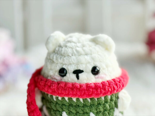 : Combo 3in1 Christmas Polar Bear , Crochet Polar Bear Pattern, Crochet Christmas Patterns Pdf Crochet Pattern PDF