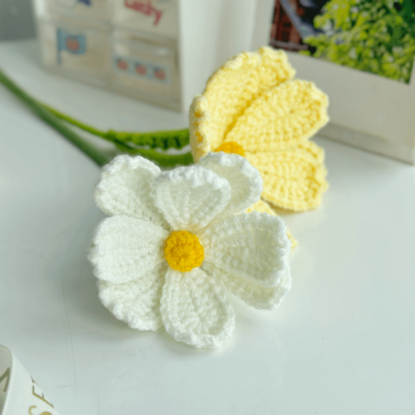 : Cosmos Bipinnatus Flower , Crochet Flower Bouquet Pattern, Crochet Flower Pattern Crochet Pattern PDF