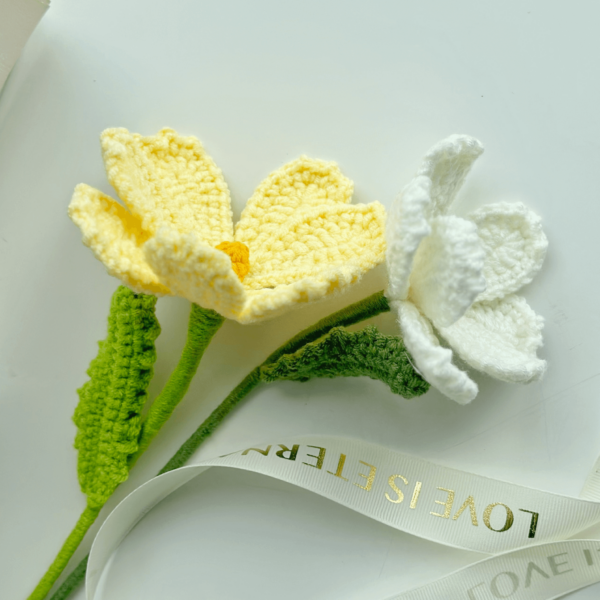 : Cosmos Bipinnatus Flower , Crochet Flower Bouquet Pattern, Crochet Flower Pattern Crochet Pattern PDF