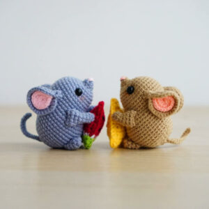 : Crochet Baby Mouse Pattern, Amigurumi Animals Pattern Crochet Pattern PDF