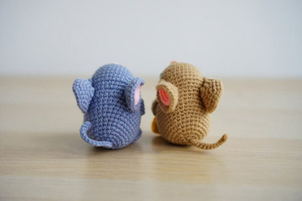 : Crochet Baby Mouse Pattern, Amigurumi Animals Pattern Crochet Pattern PDF