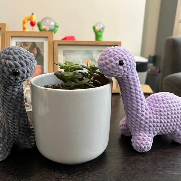 Crochet Brontosaurus  Pdf, Amigurumi Dino Crochet, Dino  Crochet Pattern PDF