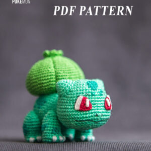 : Crochet Bulbasaur Pokemon Amigurumi Pattern, Bulbasaur  Pdf Crochet Pattern PDF