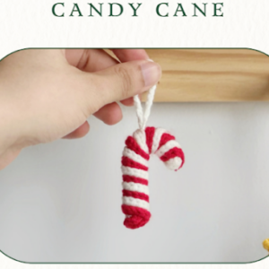 : Crochet Candy Cane Pattern, Christmas Ornament  Pdf Crochet Pattern PDF