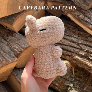 : Crochet Capybara Pattern, Capybara  Pdf Crochet Pattern PDF