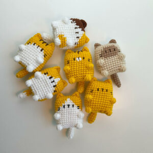 : Crochet Cat Keychain Pattern, Crochet Cute Cat Pattern Pdf Crochet Pattern PDF