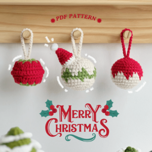 : Crochet Christmas Bauble Pattern, Crochet Bauble Pattern, Christmas  Pdf Crochet Pattern PDF