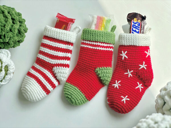 : Crochet Christmas Stocking Pattern, Crochet Stocking Pattern, Christmas  Pdf Crochet Pattern PDF
