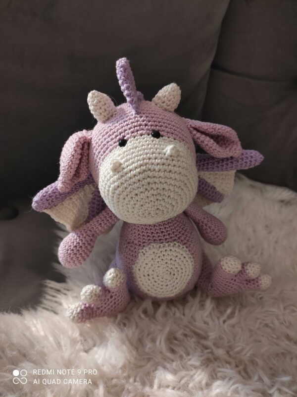 : Crochet Dragon Pattern, Amigurumi Dragon Crochet Pattern PDF