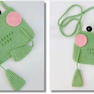 : Crochet Frog Bag Pattern Pdf, Crochet Frog Amigurumi Pattern, Bag  Crochet Pattern PDF