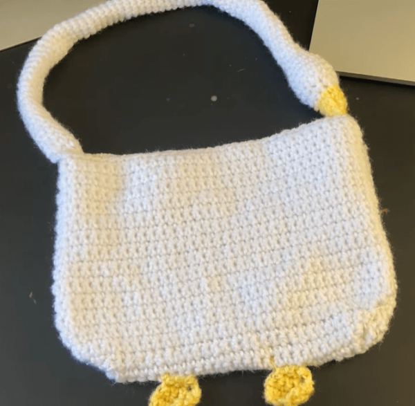: Crochet Goose Bag Pattern, Amigurumi Goose Purse  Crochet Pattern PDF