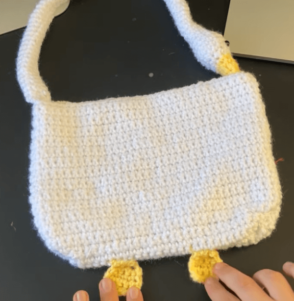 : Crochet Goose Bag Pattern, Amigurumi Goose Purse  Crochet Pattern PDF