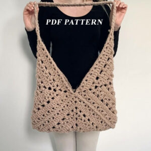 : Crochet Granny Square Bag Pattern Pdf, Amigurumi Tulip Bag s Crochet Pattern PDF