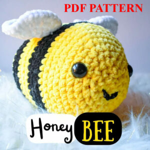 Crochet Honey Bee Pattern Bundle, Bee Amigurumi Pattern Crochet Pattern PDF