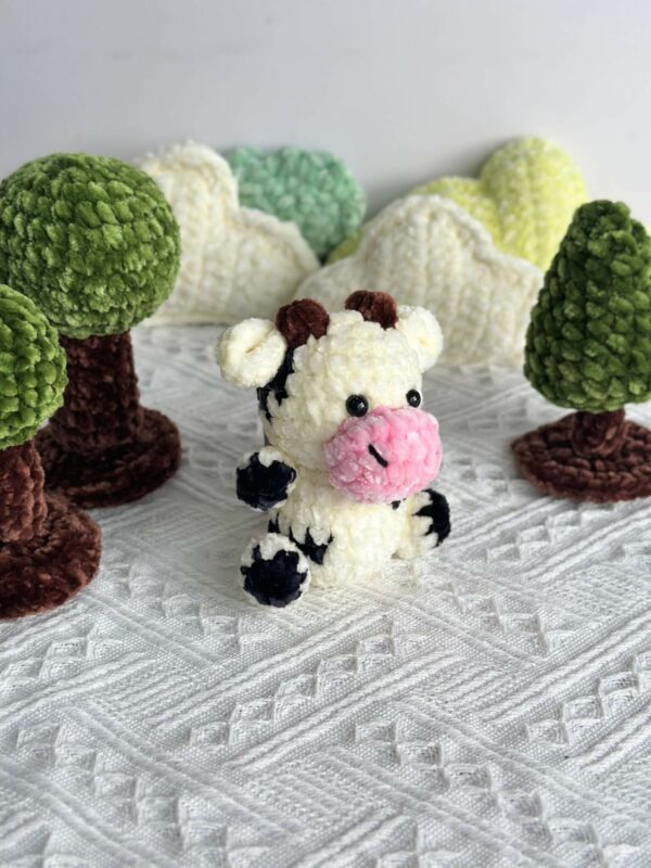 Crochet Keychain Cow Pattern Pdf, Crochet Cow Amigurumi Pattern Crochet Pattern PDF