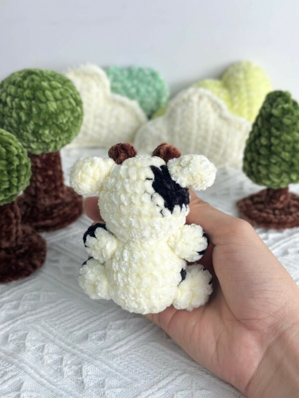 Crochet Keychain Cow Pattern Pdf, Crochet Cow Amigurumi Pattern Crochet Pattern PDF