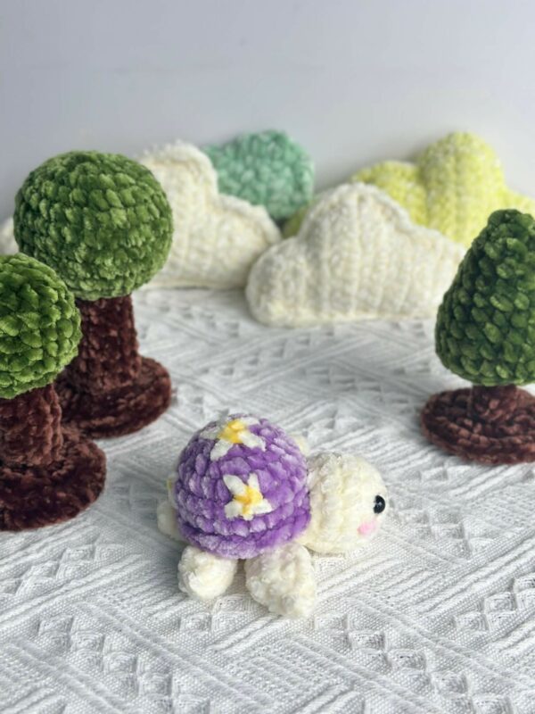 Crochet Keychain Daisy Baby Turtle Pattern Pdf, Crochet Turtle Amigurumi Pattern Crochet Pattern PDF