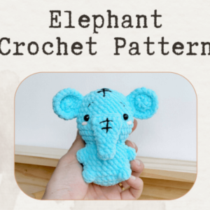 : Crochet Keychain Elephant Pattern Pdf, Crochet Elephant Amigurumi Pattern Crochet Pattern PDF