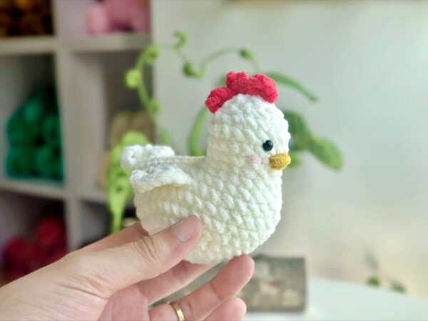 : Crochet Keychain Farmer Animal Combo 3 No Sew Pattern, Amigurumi Rosster, Duck s Crochet Pattern PDF