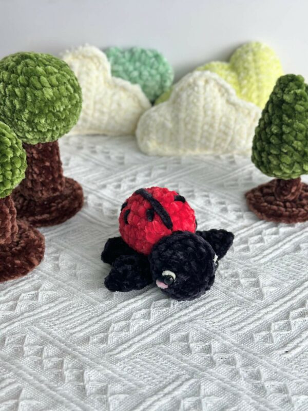 Crochet Keychain Ladybug Turtle Pattern Pdf, Crochet Turtle Amigurumi Pattern Crochet Pattern PDF