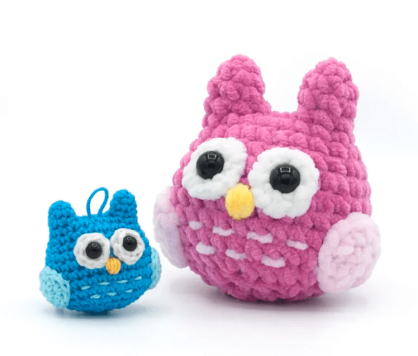 Crochet Keychain Owl Pattern Pdf, Crochet Owl Amigurumi Pattern Crochet Pattern PDF