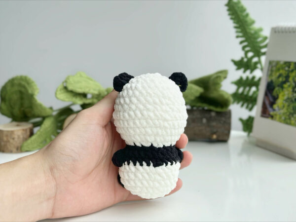 : Crochet Keychain Panda No Sew Pattern, Amigurumi Panda  Crochet Pattern PDF