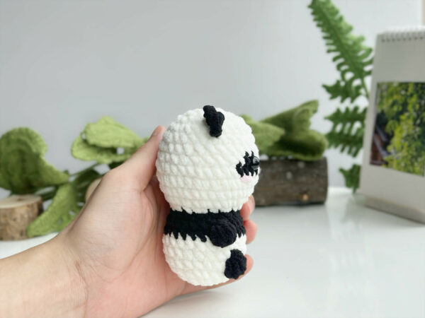 : Crochet Keychain Panda No Sew Pattern, Amigurumi Panda  Crochet Pattern PDF