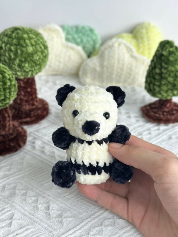 Crochet Keychain Panda Pattern Pdf, Crochet Panda Amigurumi Pattern Crochet Pattern PDF