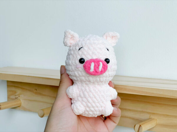 : Crochet Keychain Piggy Pattern Pdf, Crochet Pig Amigurumi Pattern Crochet Pattern PDF