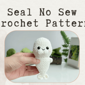 : Crochet Keychain Seal No Sew Pattern, Amigurumi Seal  Crochet Pattern PDF