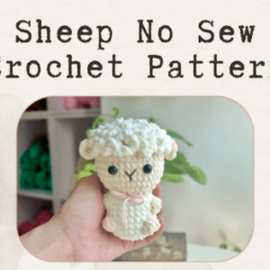 : Crochet Keychain Sheep No Sew Pattern, Amigurumi Sheep  Crochet Pattern PDF
