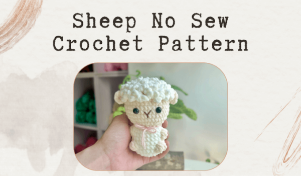 : Crochet Keychain Sheep No Sew Pattern, Amigurumi Sheep  Crochet Pattern PDF