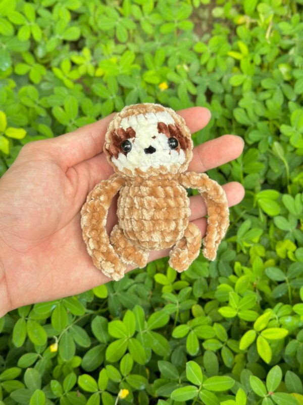 Crochet Keychain Sloth Pattern Pdf, Crochet Sloth Amigurumi Pattern Crochet Pattern PDF