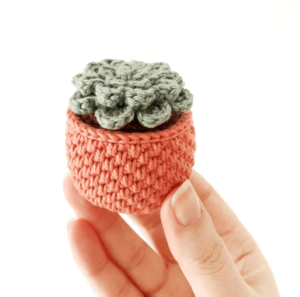 Crochet Keychain Succulent Pattern Pdf, Crochet Succulent Amigurumi Pattern Crochet Pattern PDF