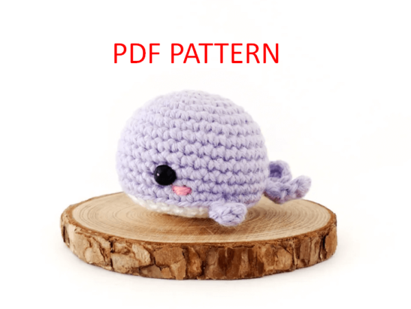 Crochet Keychain Whale Pattern Pdf, Crochet Whale Amigurumi Pattern Crochet Pattern PDF