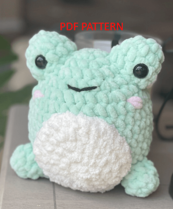 Crochet Little Frog Pattern Pdf, Amigurumi Fog  Crochet Pattern PDF