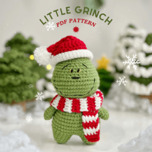 : Crochet Little Grinch Noel Pattern, Crochet Grinch Pattern, Christmas  Pdf Crochet Pattern PDF